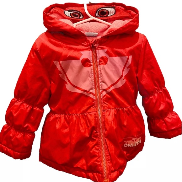 DISNEY PJ MASK OWLETTE PUFFED WATERPROOF COAT - Picture 3 of 7